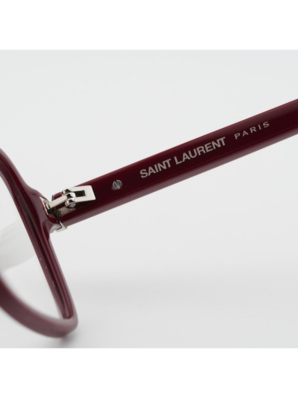 Saint Laurent SL M139 006 Square Eyeglasses Dark Red 54mm Frame - Picture 4 of 12